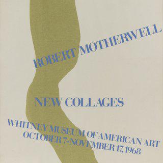 Robert Motherwell, Whitney Museum Poster