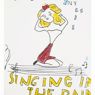 Rose Wylie, Singing In The Rain