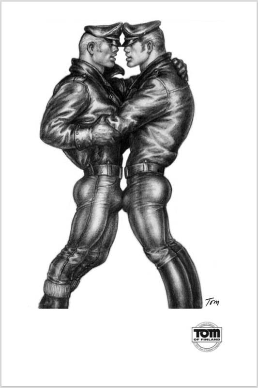 Tom of Finland's Leather Duo (1963) is available on Artspace