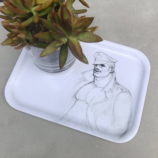 Tom of Finland, Leatherman Wooden Trays (Set of 2)