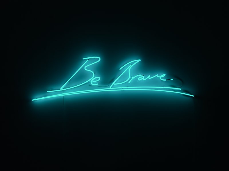 Tracey Emin's Be Brave (2015) is available on Artspace for $58,719