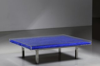 Table Bleu, by Yves Klein