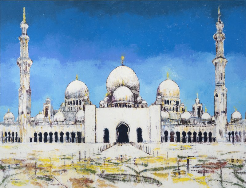 picture of the exhibition location Sheikh Zayed Mosque
