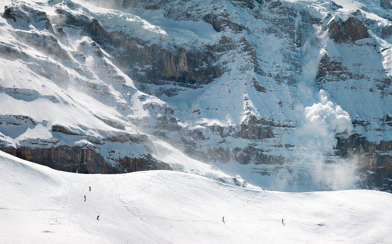 picture of the exhibition location Avalanche, Grindelwald, 2019