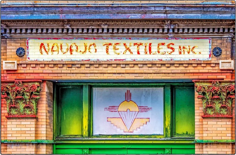 picture of the exhibition location Navajo Textile