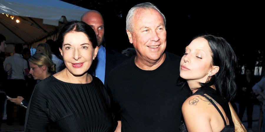 Marina Abramovic, Robert Wilson, and Lady Gaga join forces at the Watermill Center benefit, photo by Billy Farrell.