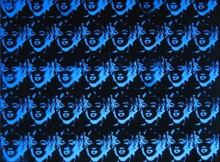 Andy Warhol Forty Blue Marilyns (Reversal Series)