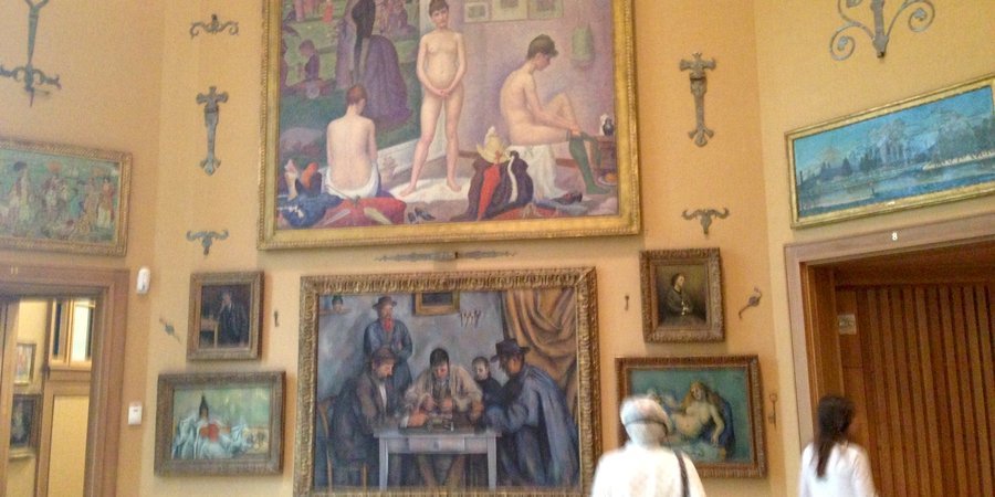 Masterpieces by Cezanne and Seurat at the Barnes Collection in Philadelphia.
