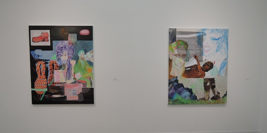 New paintings by Rachel Harrison at Galerie Meyer Kainer