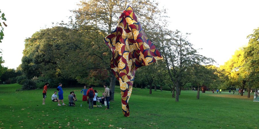 A Yinka Shonibare work at the Frieze sculpture park