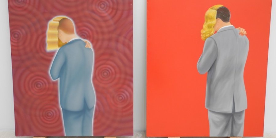 A pair of paintings by Francis Alÿs