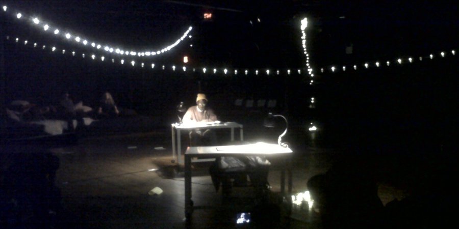 William Pope.L's 25-hour reading of John Cage's anthology as part of Performa