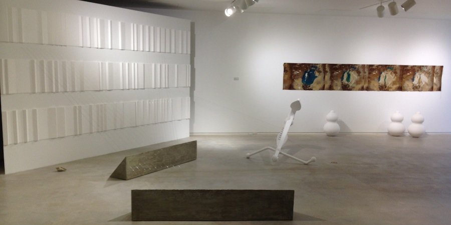 Anton Ginzburg's new body of work, "Walking the Sea," at Houston's Blaffer Musuem