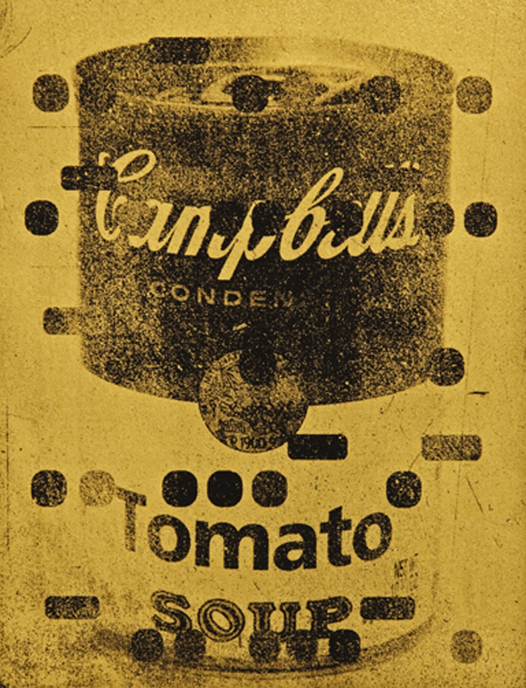 Bill Claps's It's All Derivative: Campbell's Soup in Gold, Negative is available on Artspa