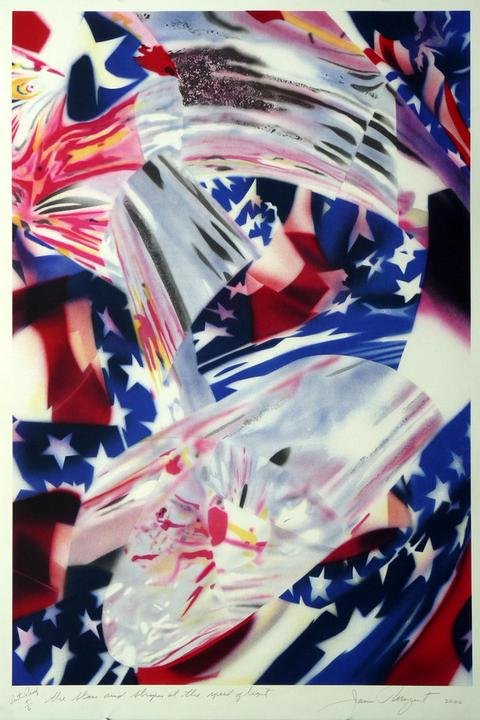 by james_rosenquist - STARS AND STRIPES AT THE SPEED OF LIGHT