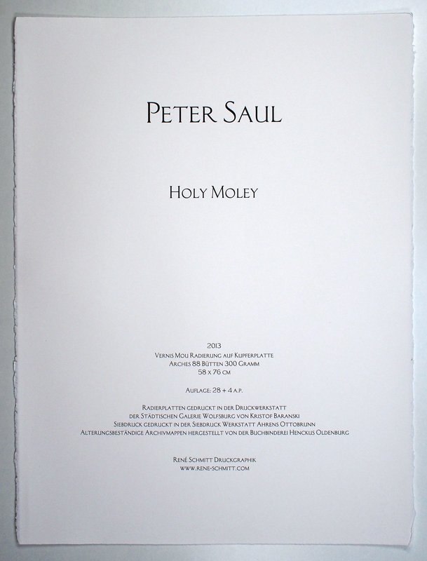 view:3265 - Peter Saul, Holey Moley - 