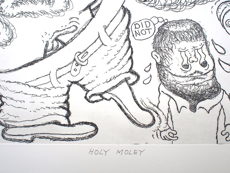 view:3267 - Peter Saul, Holey Moley - 