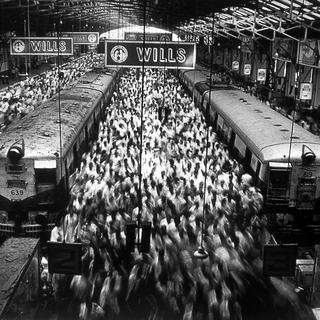 Sebastião Salgado, Churchgate Station, Bombay, from the series Migrations