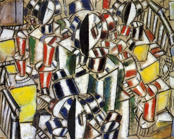 Fernand Leger's Staircase , 1914