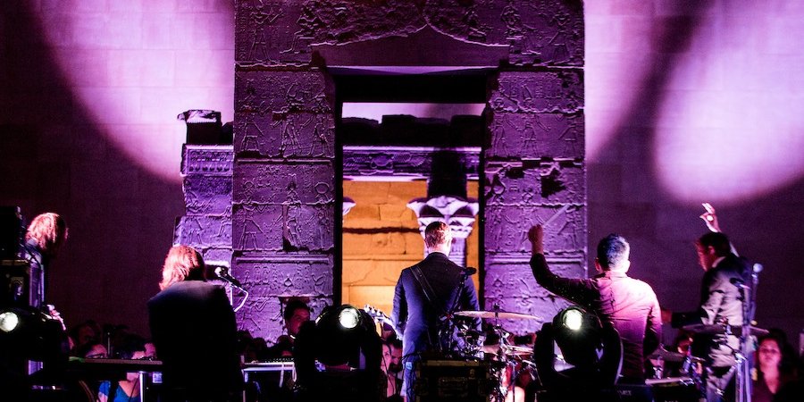 Rock Like an Egyptian: Interpol Plays the Met's Temple of Dendur