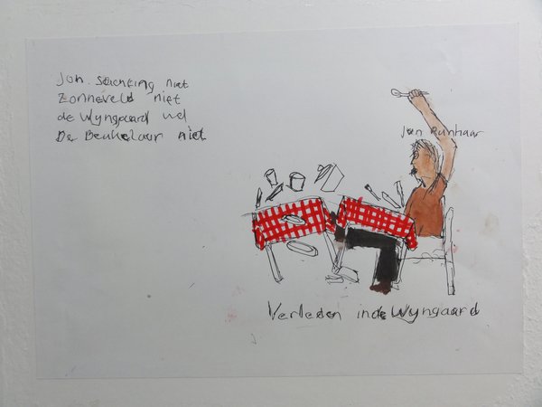 Marianne Schipaanboord, Jan Runhaar , 2006. Watercolor and pencil on paper,