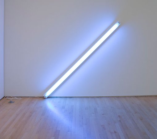 Dan Flavin’s The Diagonal of May 25, 1963 (to Robert Rosenblum) (1963)