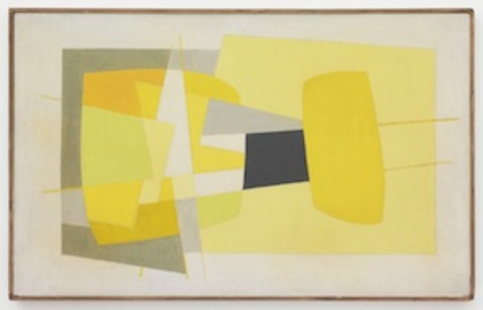 Saloua Raouda Choucair, Composition in Yellow , 1962-65.