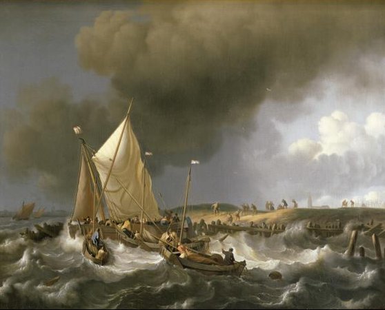 Boats in a Storm