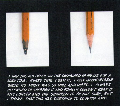 JOHN BALDESSARI. The Pencil Story, 1972-