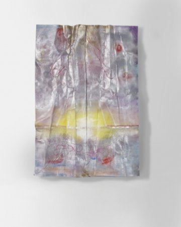 Marc Quinn, The Toxic Sublime - \%\vo}Qooy=1|{U, 2015. Spray paint, aeronautical