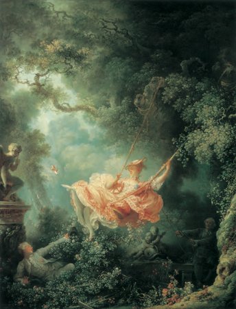 THE SWING Jean-Honoré Fragonard. France, Late Rococo Style, 1767 Wallace Collection, London