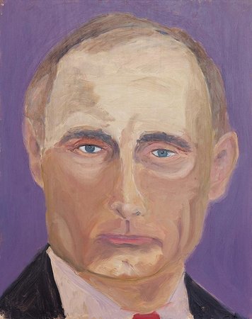 george bush portrait of vladimir putin