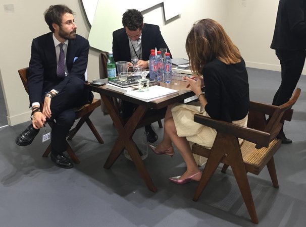 Table at White Cube at FIAC