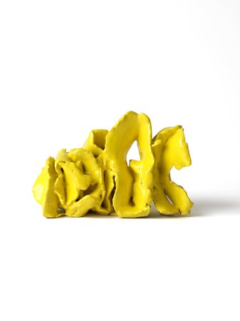 Ghada Amer Yellow Sculpture