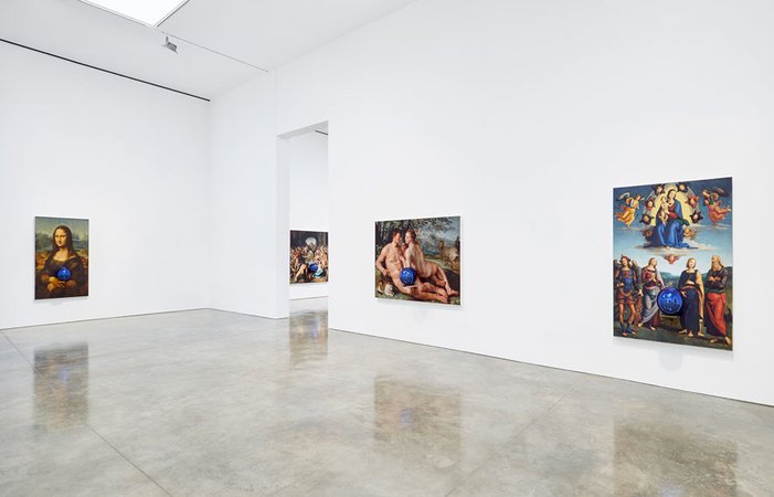 Jeff Koons Gazing Ball Paintings