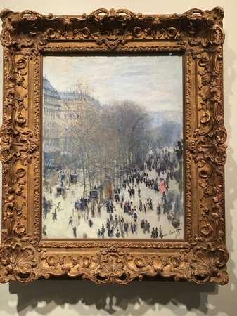 Claude Monet's Boulevard des Capuchines , 1873 or 1874