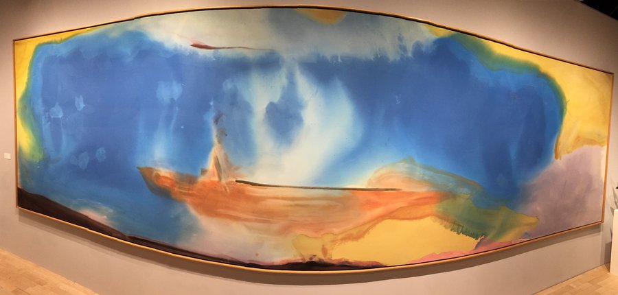 Helen Frankenthaler Movable Blue 1973 John Berggruen Gallery San Fran