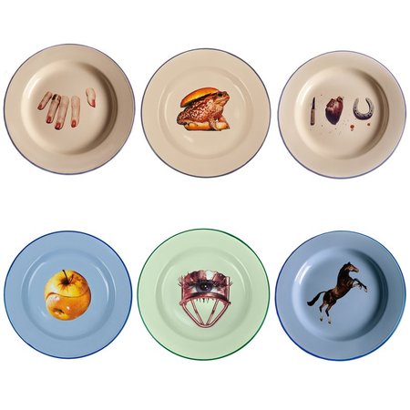 MAURIZIO CATTELAN Plate Sets, 2013