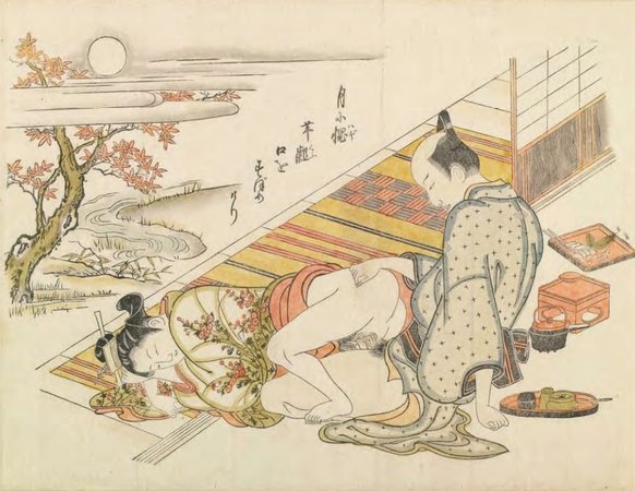 [MOUNTAIN OF DYED COLORS] PATTERNS OF THE BEDROOMS ([SOME IRO NO YAMA] NEYA NO HINAGATA) Okumura Masanobu c.1740