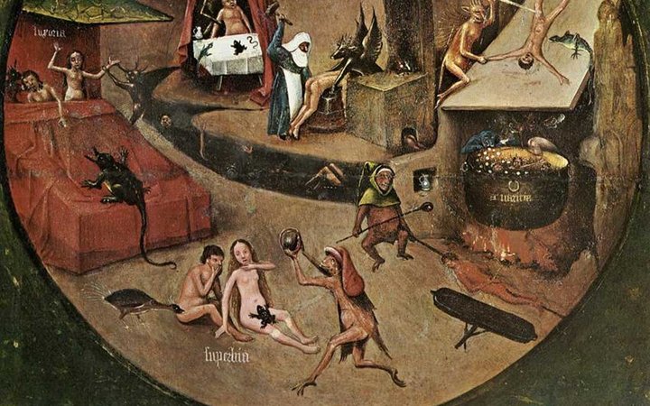 Seven deadly sins by Bosch