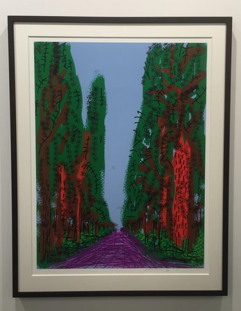 DAVID HOCKNEY Untitled No. 7 From the Yosemite Suite (2010) at Annely Juda Fine Art (London) at Art Basel