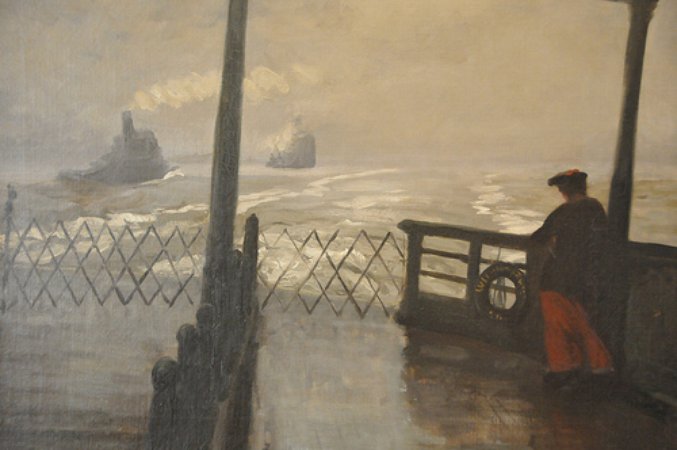 John Sloan Wake of the Ferry