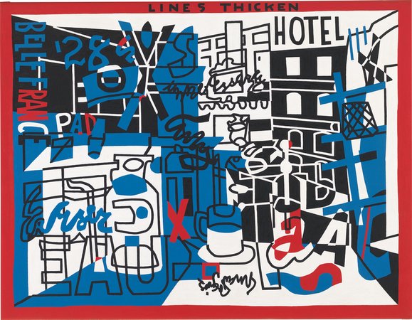 Stuart Davis, the Paris Bit, 1959