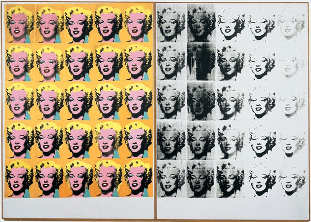 andy warhol marilyn diptych