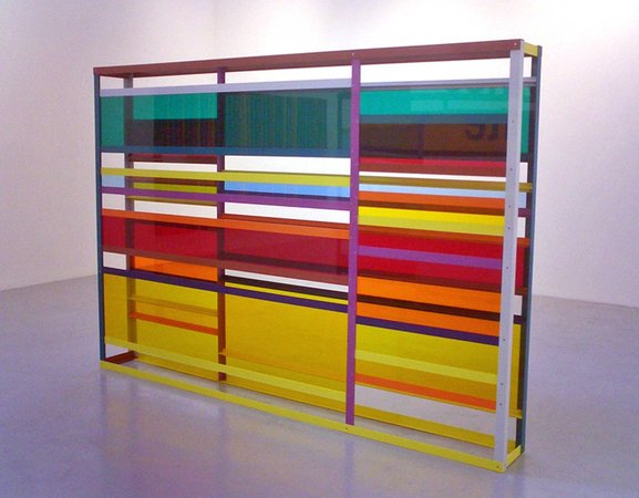 Liam Gillick's Big Conference Centre Limitation Screen, 1998