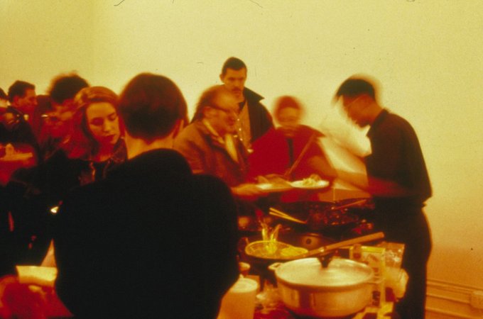 Rirkrit Tiravanija's Pad Thai, 1990