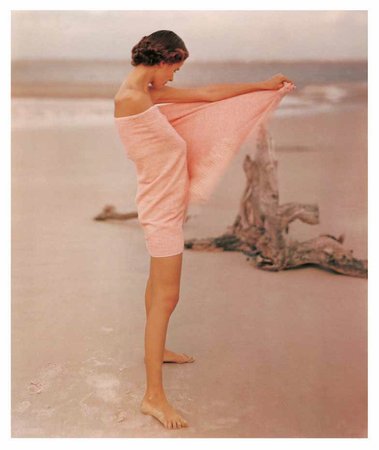 Frances McLaughlin-Gill's Carol McCarlson on the beach, St Augustine, Florida, 1948