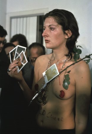 Rhythm 0, 1974, Marina Abramovic