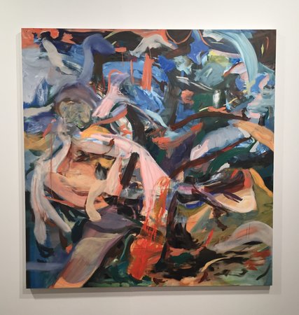 Cecily Brown Blue Vox 2016 at Maccarone