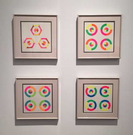 Judy Chicago Optical Shapes 1969 at Jessica Silverman Gallery